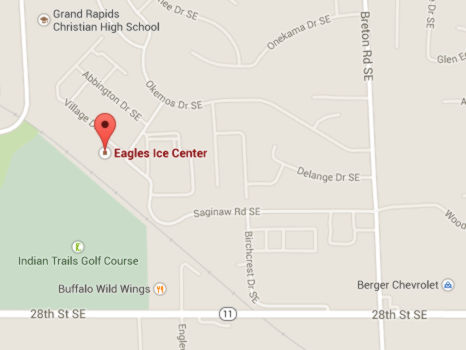 Eagles Ice Center Map